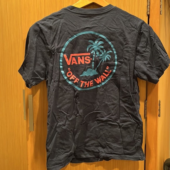 Dark Blue Navy Vans T-shirt - Picture 2 of 2